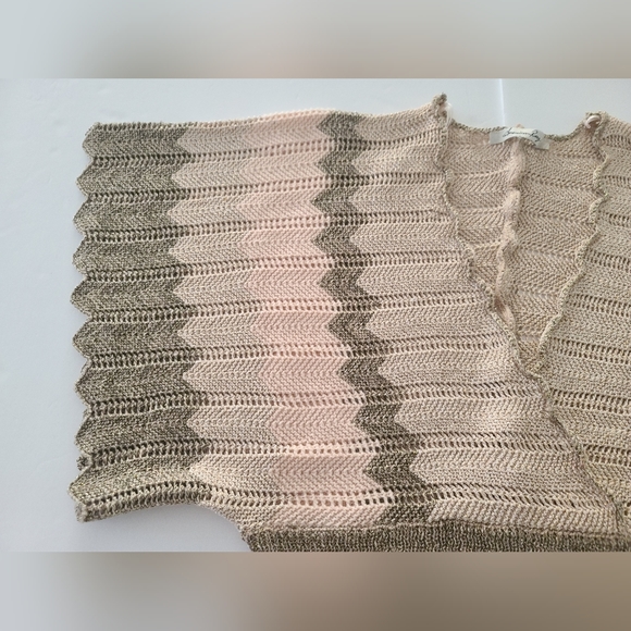 American Rag Cie Womens knit top pink and gold Size XL - Picture 6 of 8
